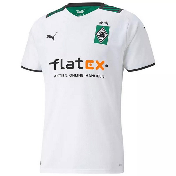 Heimtrikot Thailand Mönchengladbach 2021-2022 Weiß Günstige Fußballtrikots